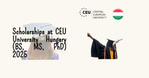 Scholarships at CEU University Hungary (BS, MS, PhD) 2025